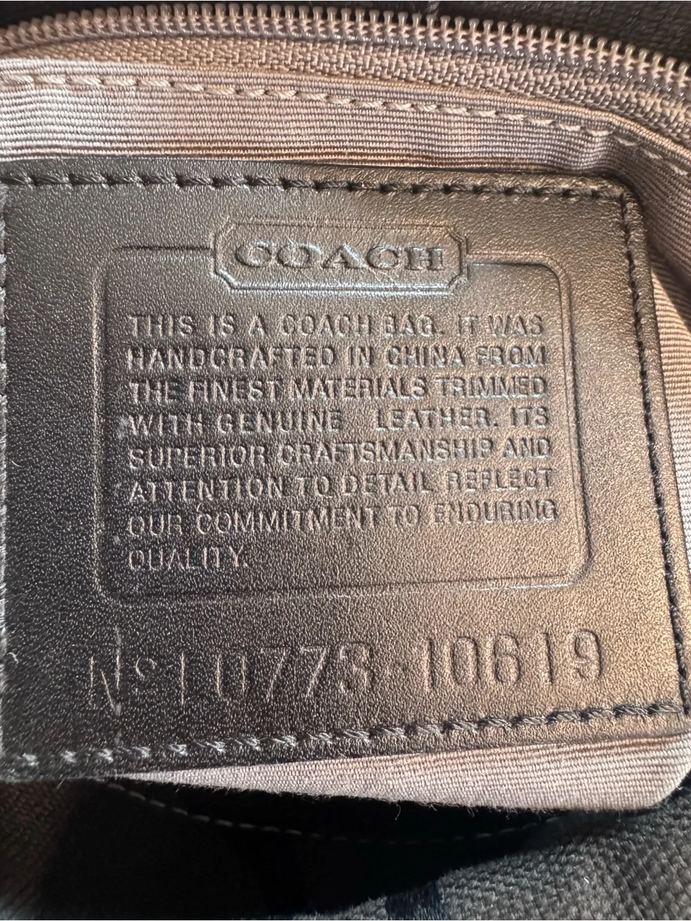 Vintage Y2K Coach Carly Black Shoulder Bag with Signature C Jacquard Pattern